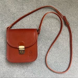 Authentic Italian Leather mini crossbody